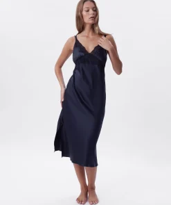 Alannah Long Slip - Black