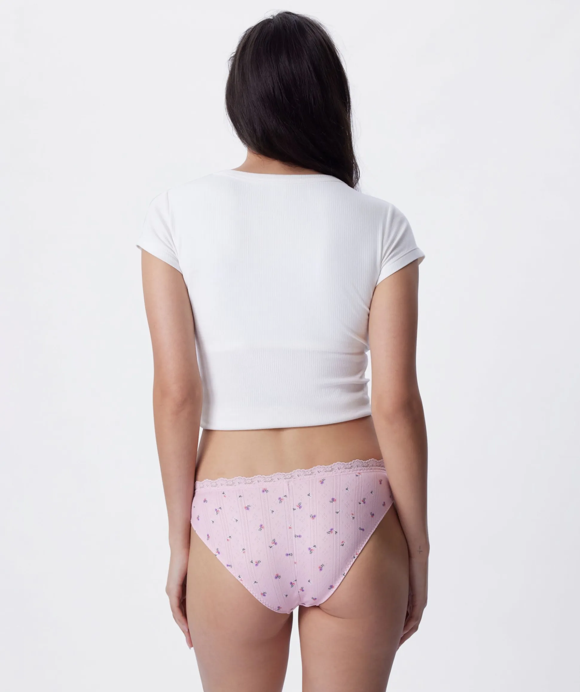 Alba Brazilian Knicker - Print Ditsy Floral