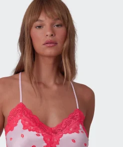 Angelica Kisses Cami - Print/Pink