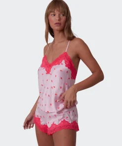 Angelica Kisses Cami - Print/Pink