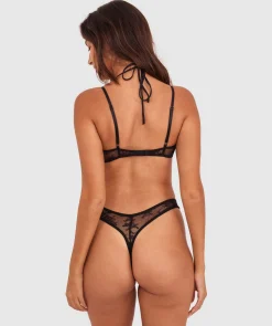 Angelique High Leg G String - Print Animal