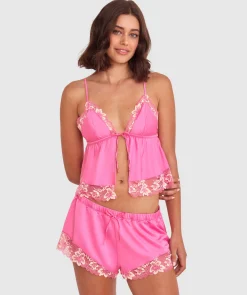 Arla Cami - Pink/Light Yellow