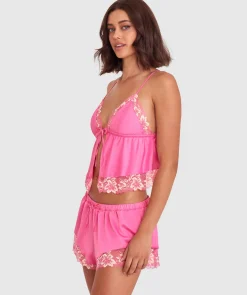 Arla Cami - Pink/Light Yellow