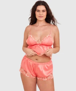 Arla Short - Dark Coral