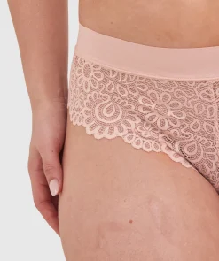 Audrey Brazilian Knicker-Blush Pink
