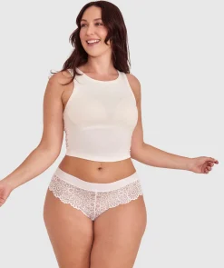 Audrey Brazilian Knicker - Ivory