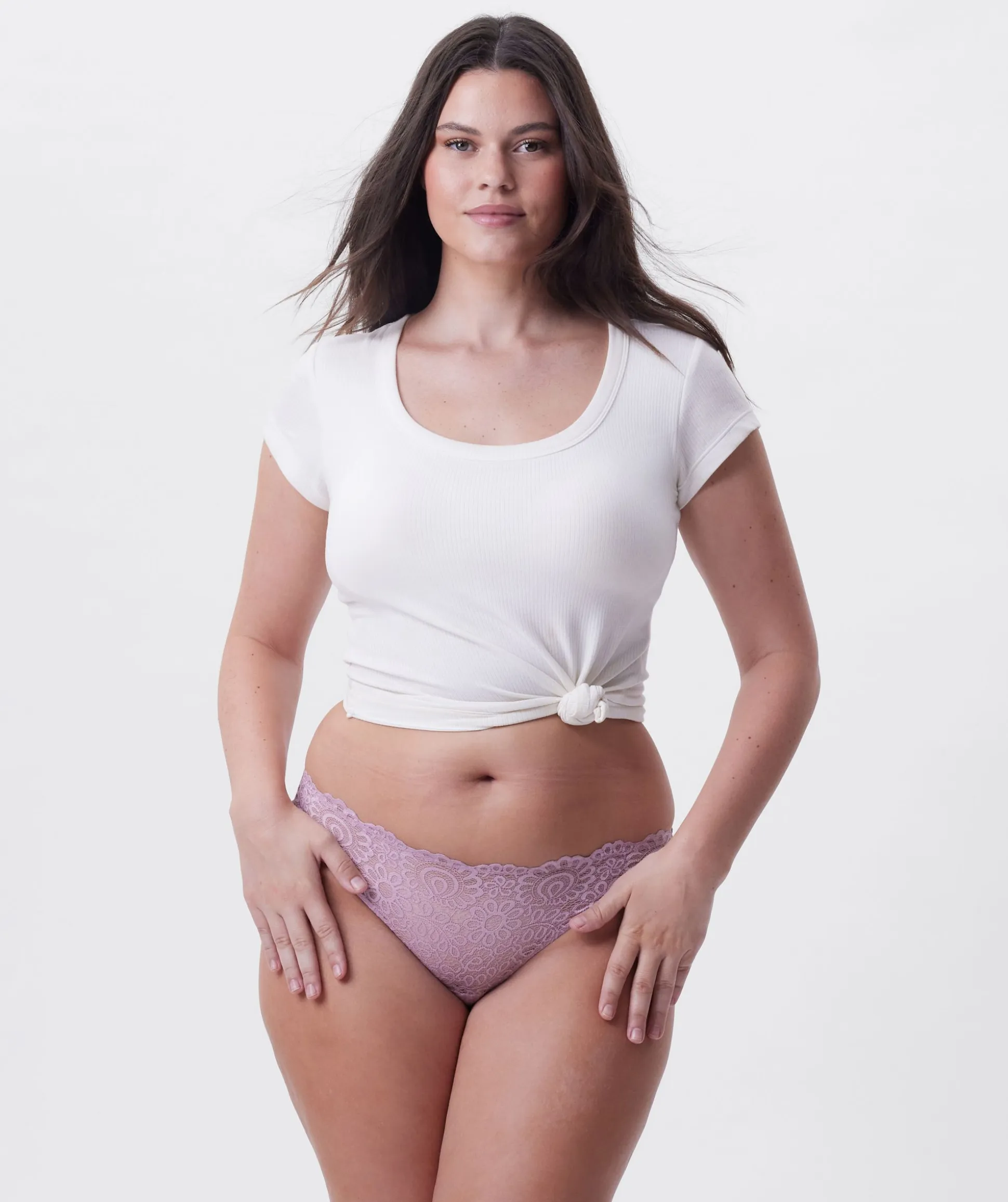 Audrey Brazilian Knicker-Light Purple