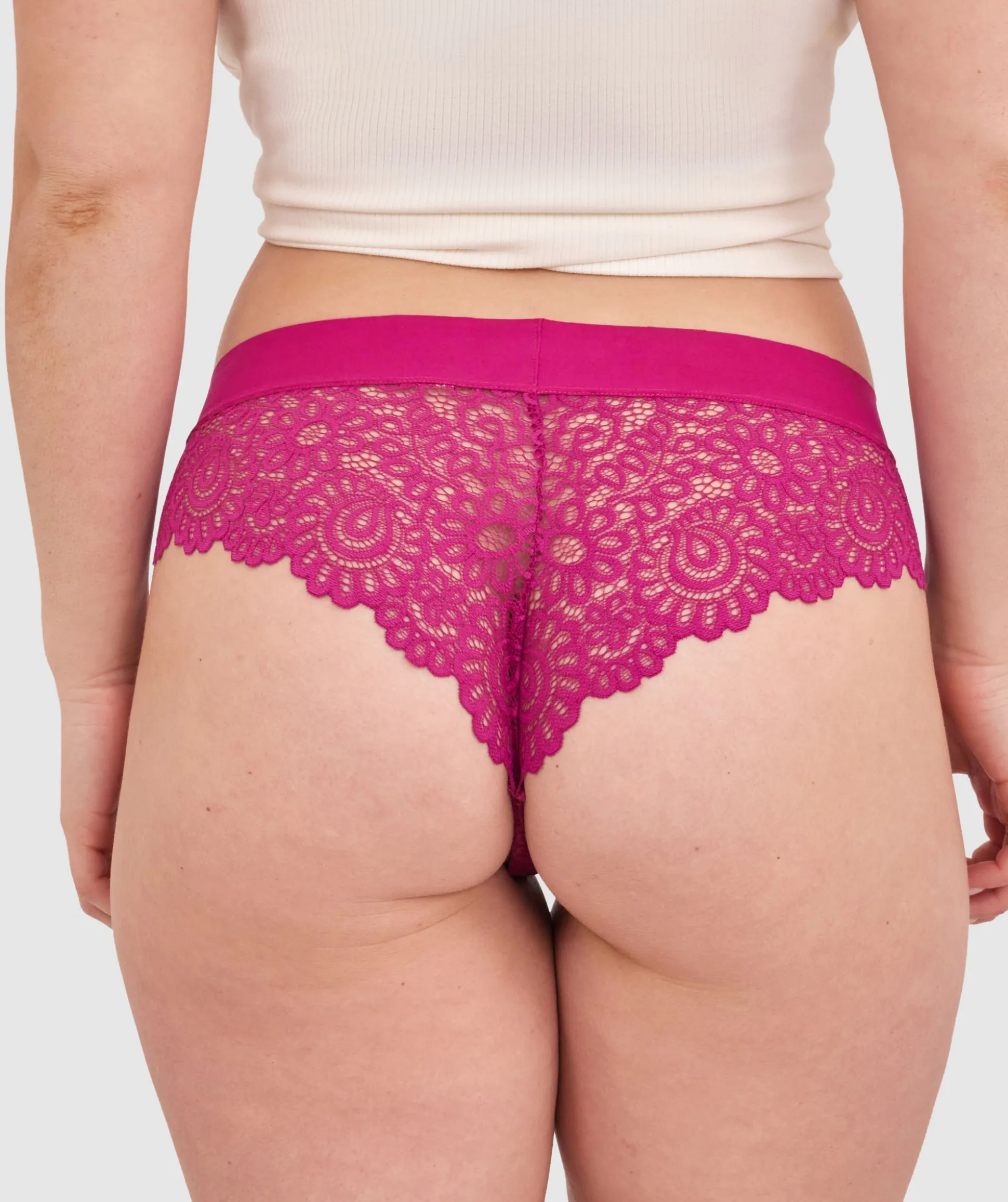 Audrey Brazilian Knicker - Magenta