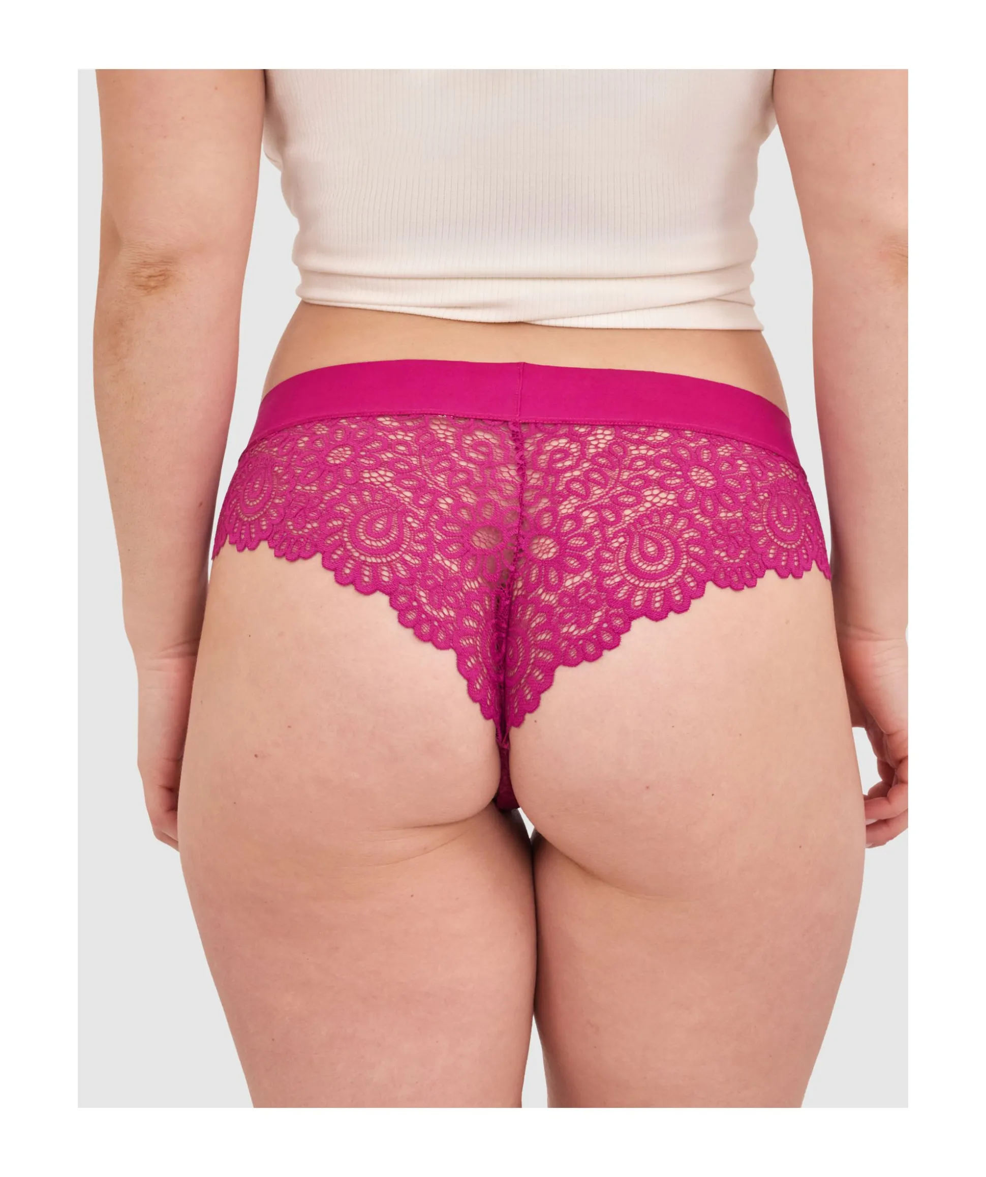 Audrey Brazilian Knicker - Magenta
