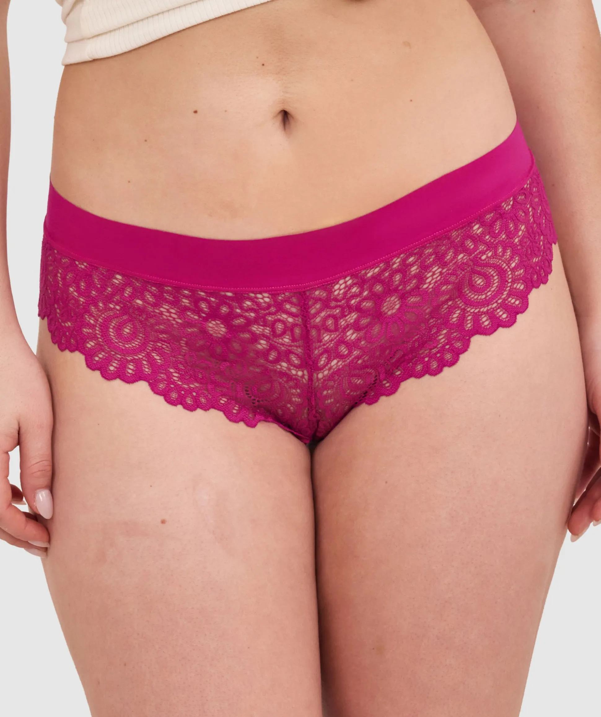 Audrey Brazilian Knicker - Magenta