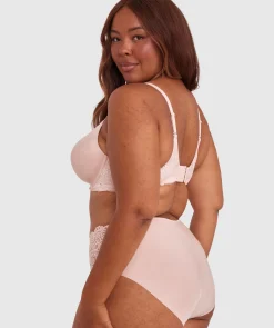 Audrey Full Brief Knicker - Blush Pink