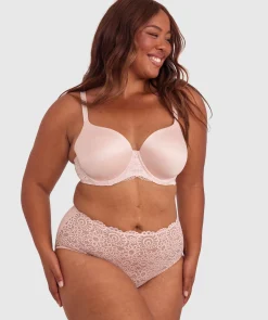 Audrey Full Brief Knicker - Blush Pink