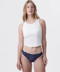 Audrey G String - Navy