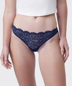 Audrey G String - Navy