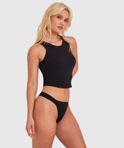 Audrey V String - Black