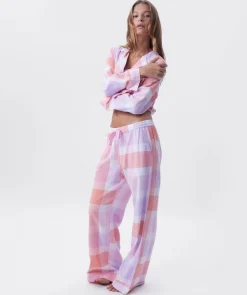 Azlin Long Pant - Print Check