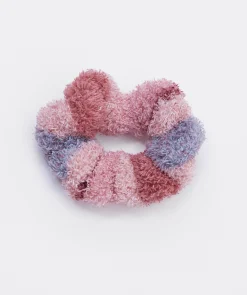 Azlin Scrunchie-Print Check / Pink