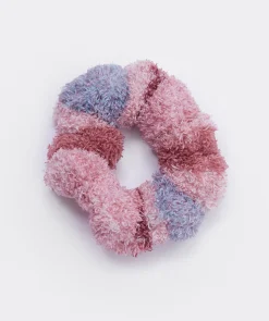 Azlin Scrunchie-Print Check / Pink