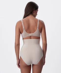 Base Layers High Waist Full Brief - Nude 2