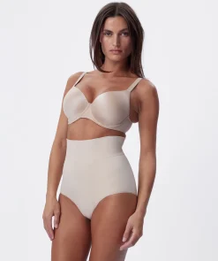 Base Layers High Waist Full Brief - Nude 2