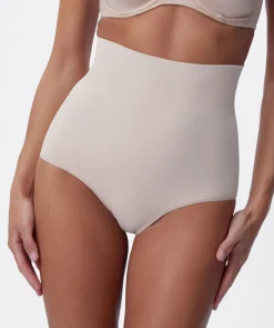 Base Layers High Waist Full Brief - Nude 2