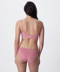 Base Layers Longline Push Up Wirefree Bra - Rose