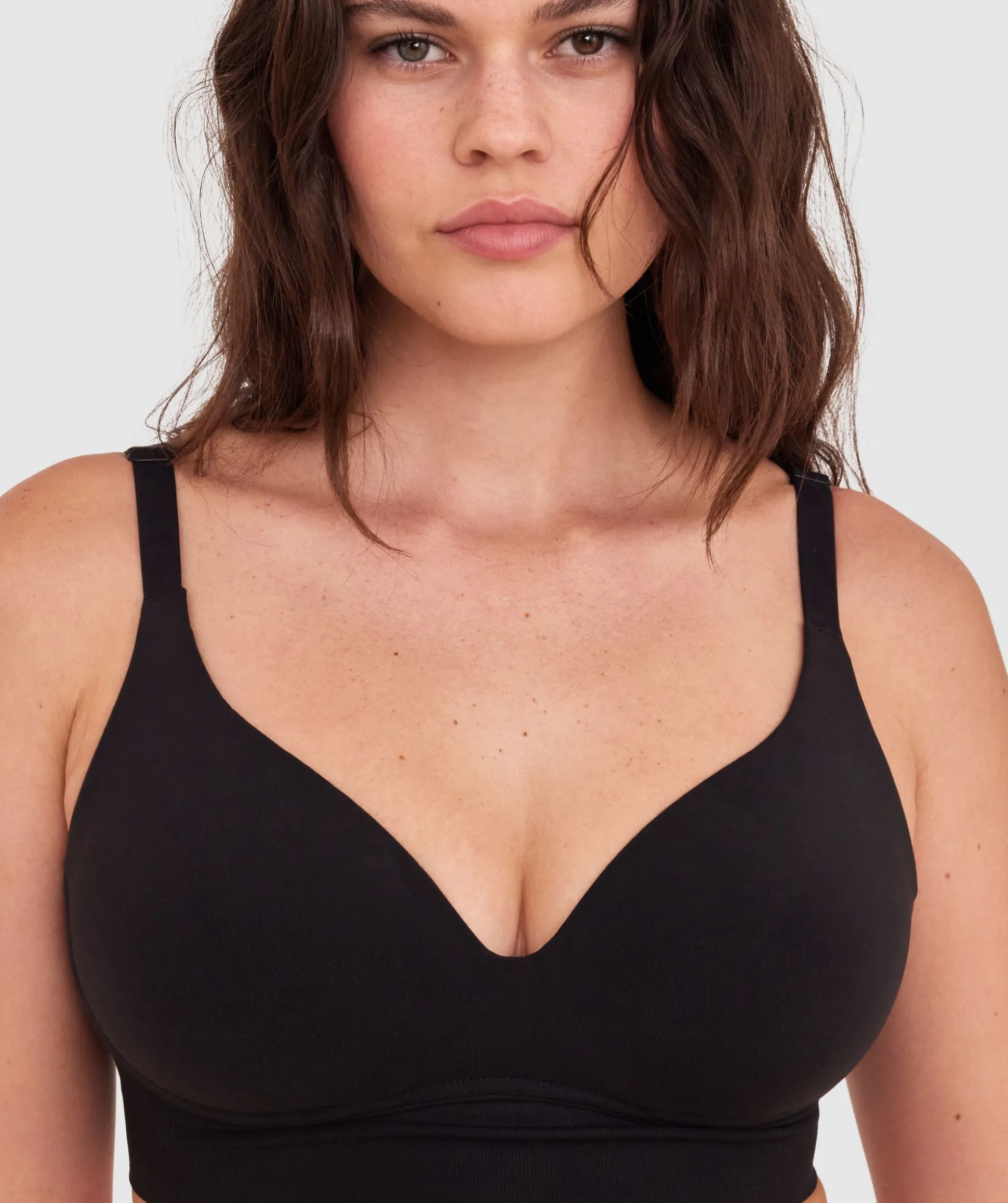 Base Layers Wirefree Full Coverage - Black