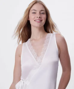Bella Short Wrap Slip - Ivory
