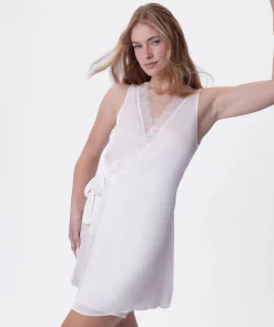 Bella Short Wrap Slip - Ivory