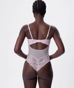 Bethany Balconette Bodysuit - Light Pink