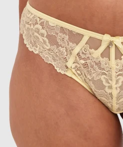 Bethany Brazilian Knicker-Light Yellow