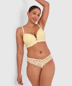 Bethany Brazilian Knicker-Light Yellow