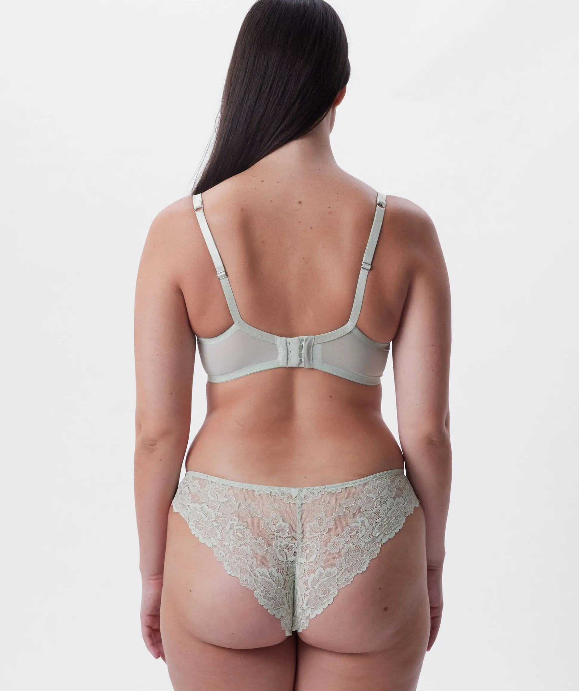 Bethany Brazilian Knicker - Light Green
