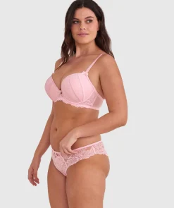 Bethany Brazilian Knicker - Pale Pink