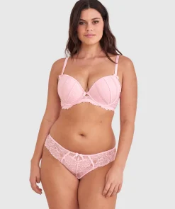 Bethany Brazilian Knicker - Pale Pink
