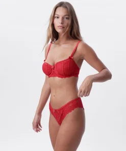 Bethany Brazilian Knicker - Red