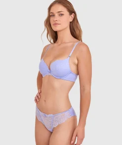 Bethany Essentials Contour Plunge Bra - Pale Blue
