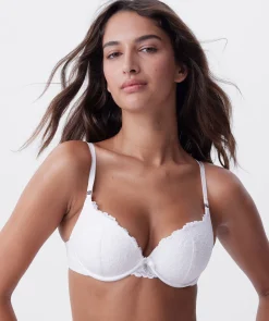 Bethany Essentials Contour Plunge Bra - Ivory