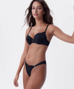 Bethany Essentials Contour Plunge Bra - Black