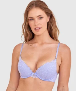 Bethany Essentials Double Push Up Bra - Pale Blue