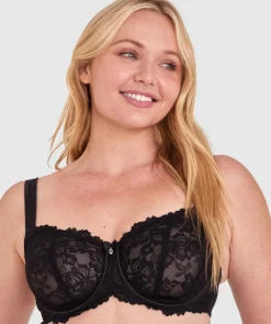 Bethany Essentials Full Coverage Underwire Bra - Black