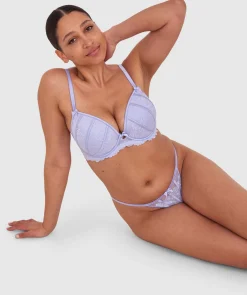 Bethany Push Up Bra - Pale Blue 1