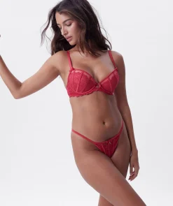Bethany Push Up Bra - Red