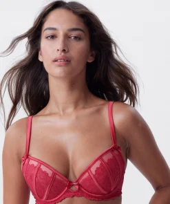 Bethany Push Up Bra - Red