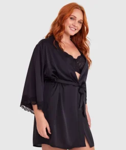 Bethany Short Wrap - Black