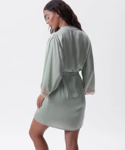 Bethany Short Wrap - Light Green
