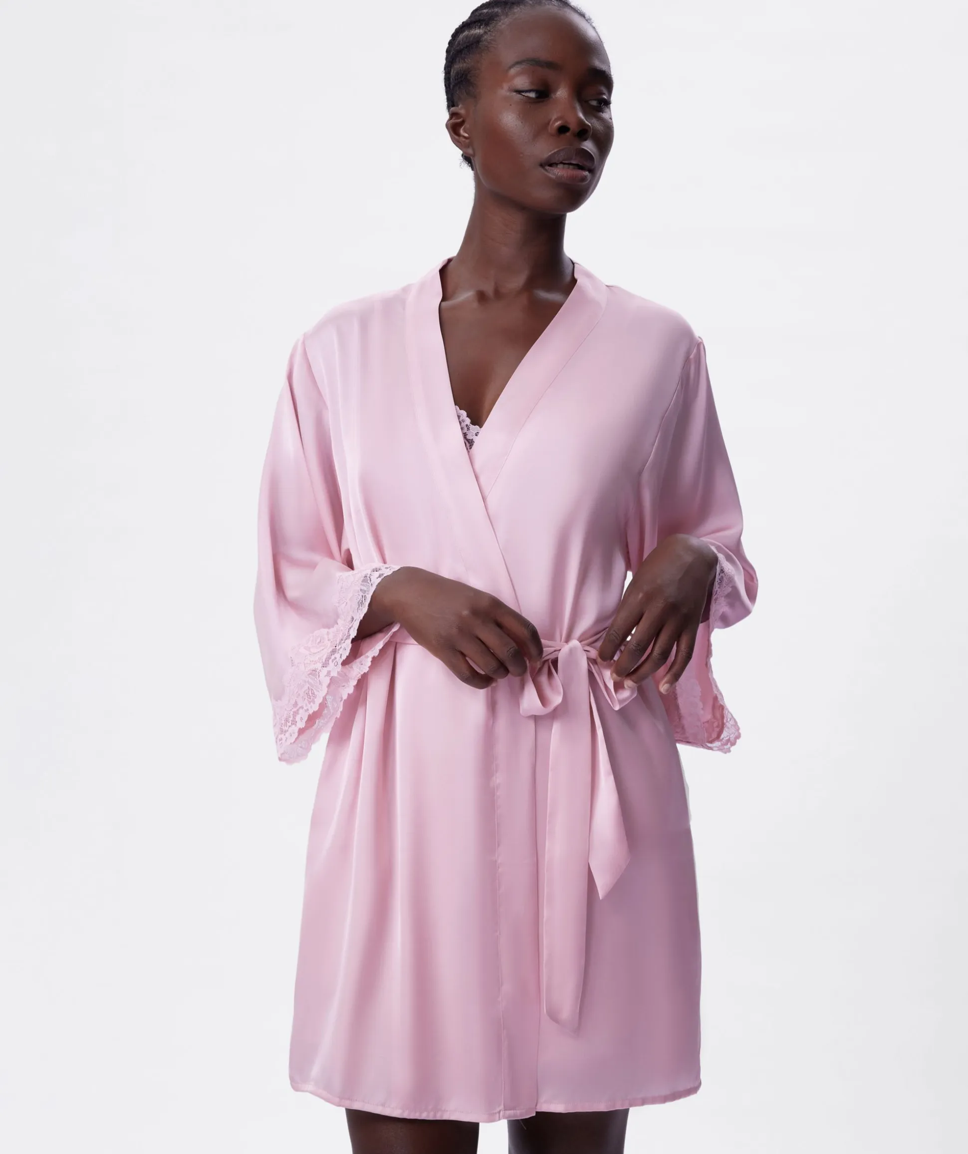 Bethany Short Wrap - Light Pink
