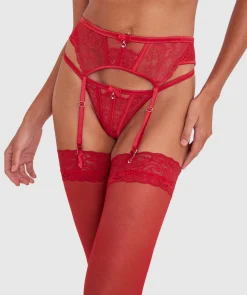 Bethany Suspender - Red