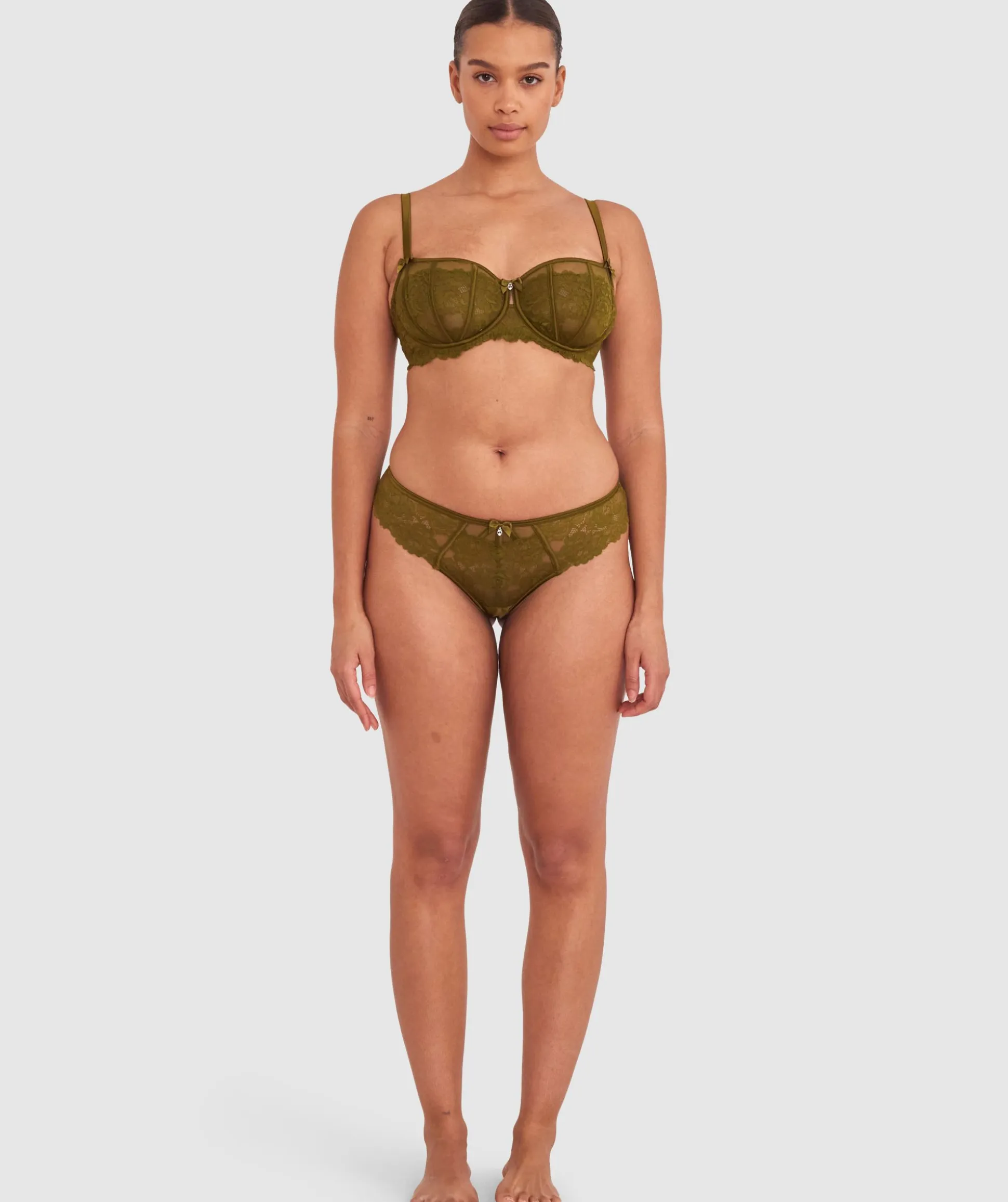 Bethany Underwire Bra - Khaki