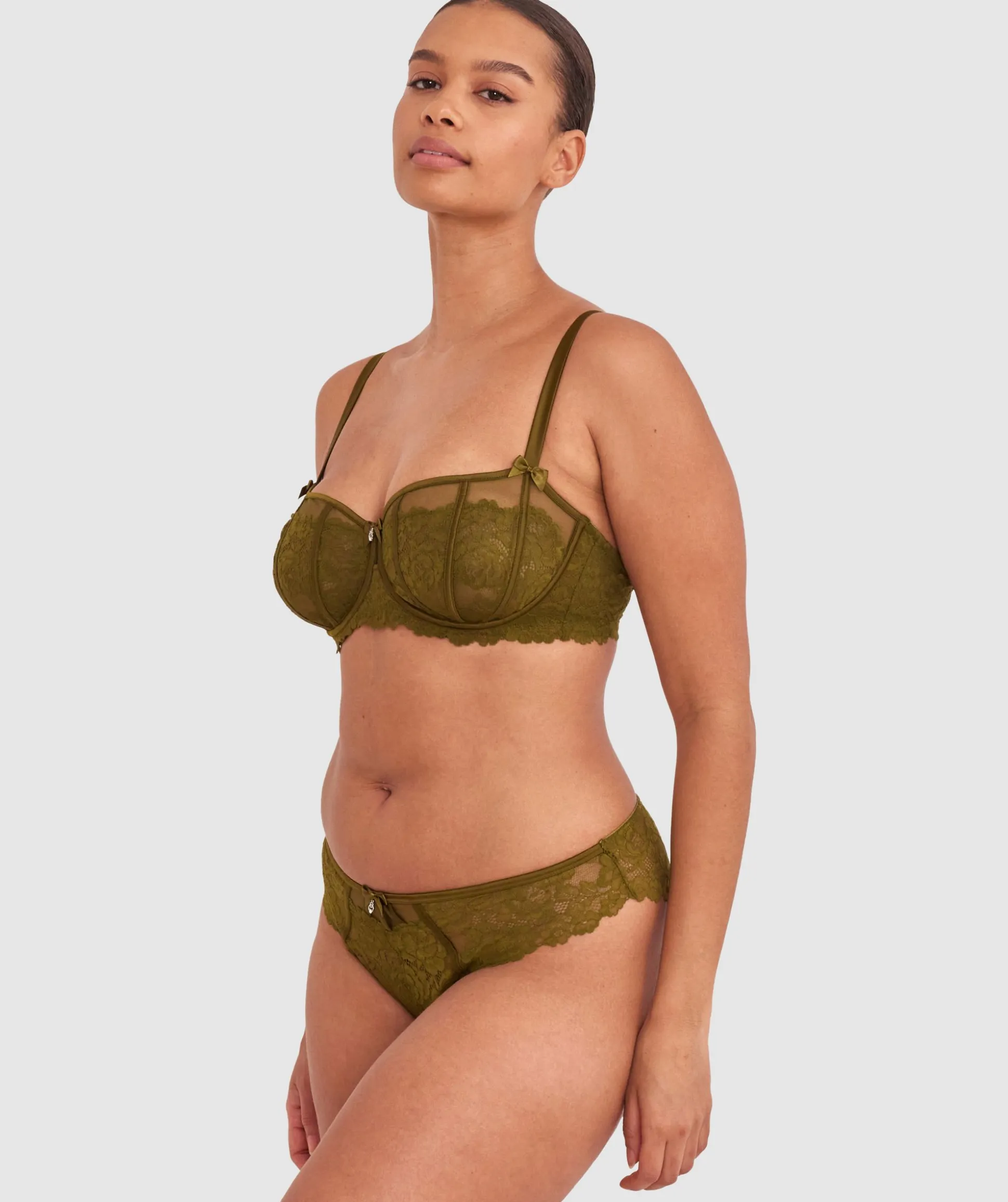 Bethany Underwire Bra - Khaki